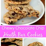 Chewy Chocolate Chip Heath Bar Cookies