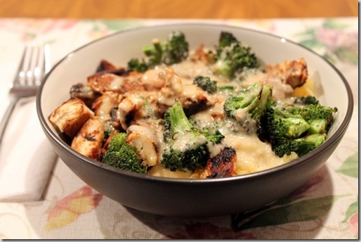 Skinny Chicken & Broccoli Alfredo 