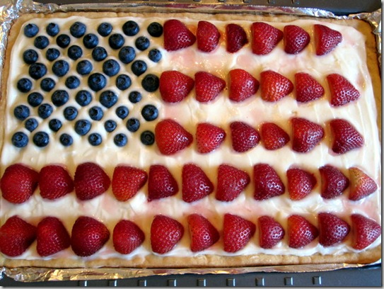 stars and stripes cookie cake