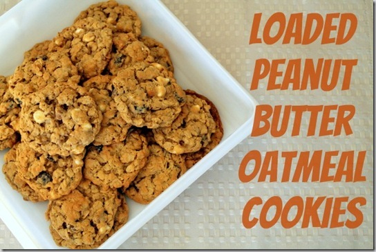 Loaded Oatmeal Peanut Butter Cookies (8)
