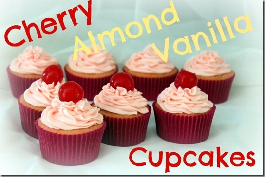 cherry almond vanilla cupcakes (2)