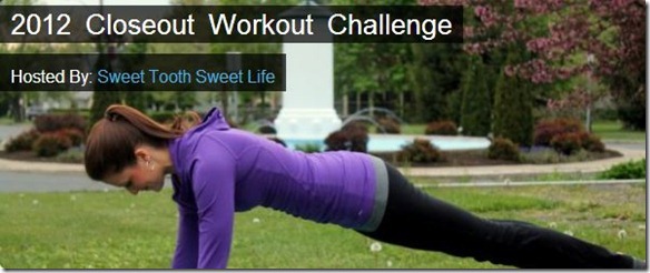 2012 closeout workout challenge