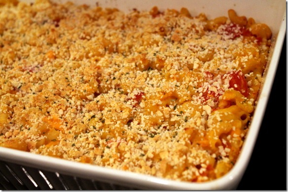 tomato and butternut squash mac and cheese