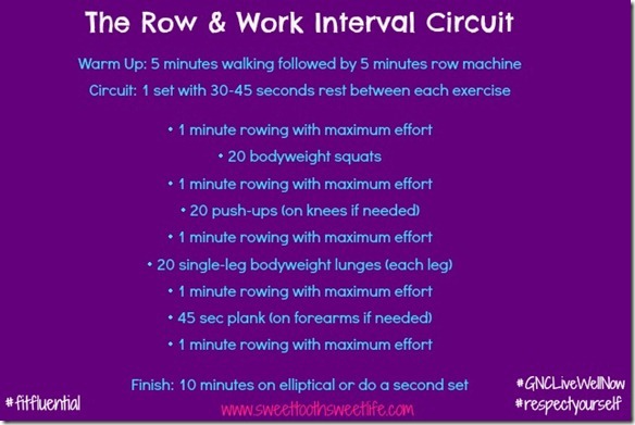 row & work interval circuit