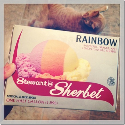 stewart's rainbow sherbet