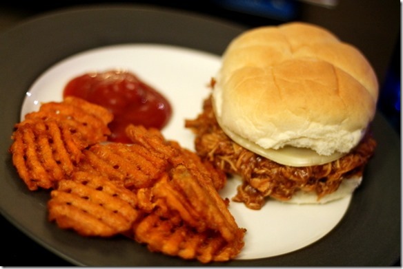 slow cooker bbq pulled chicken