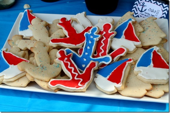 nautical sugar cookies