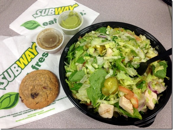 subway chopped salad