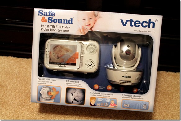 VTech Safe&Sound® Pan & Tilt Full Color Video Baby Monitor 