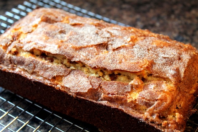 Cinnamon Chip Studded Snickerdoodle Bread