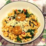 One Pot Pasta with Spinach and Tomatoes