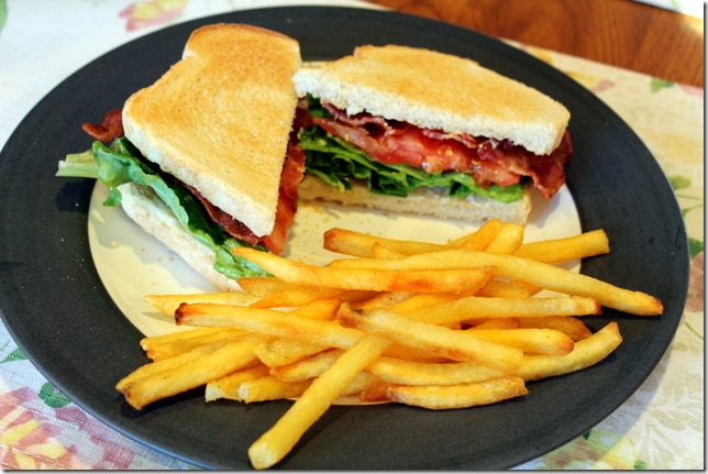 BLT and french fries