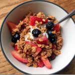yogurt with berries and granola
