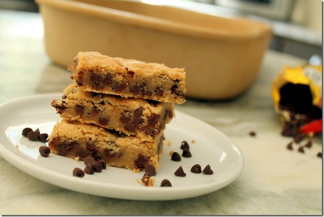 Best Ever Chocolate Chip Cookie Bars
