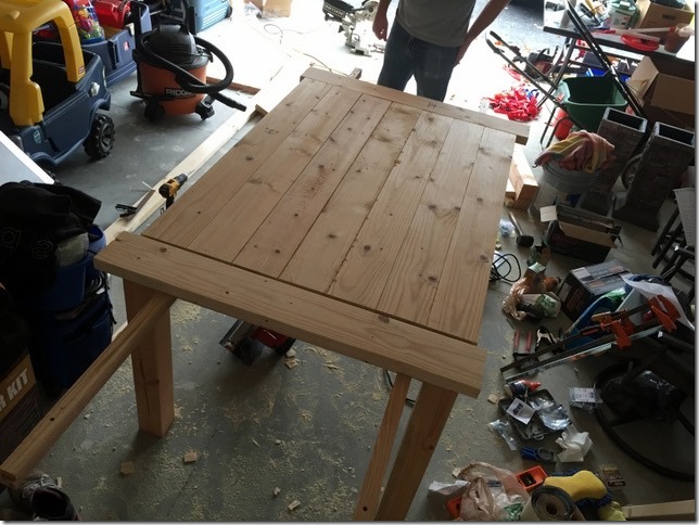 Diy Farmhouse Table With Extension, Building A Dining Table With Leaf