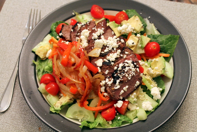 grilled steak salad